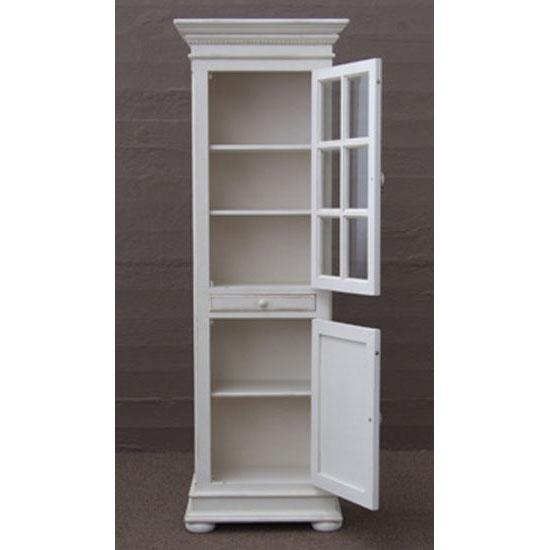 French Tall Narrow Display Cabinet Classic Free Delivery Nz Wide