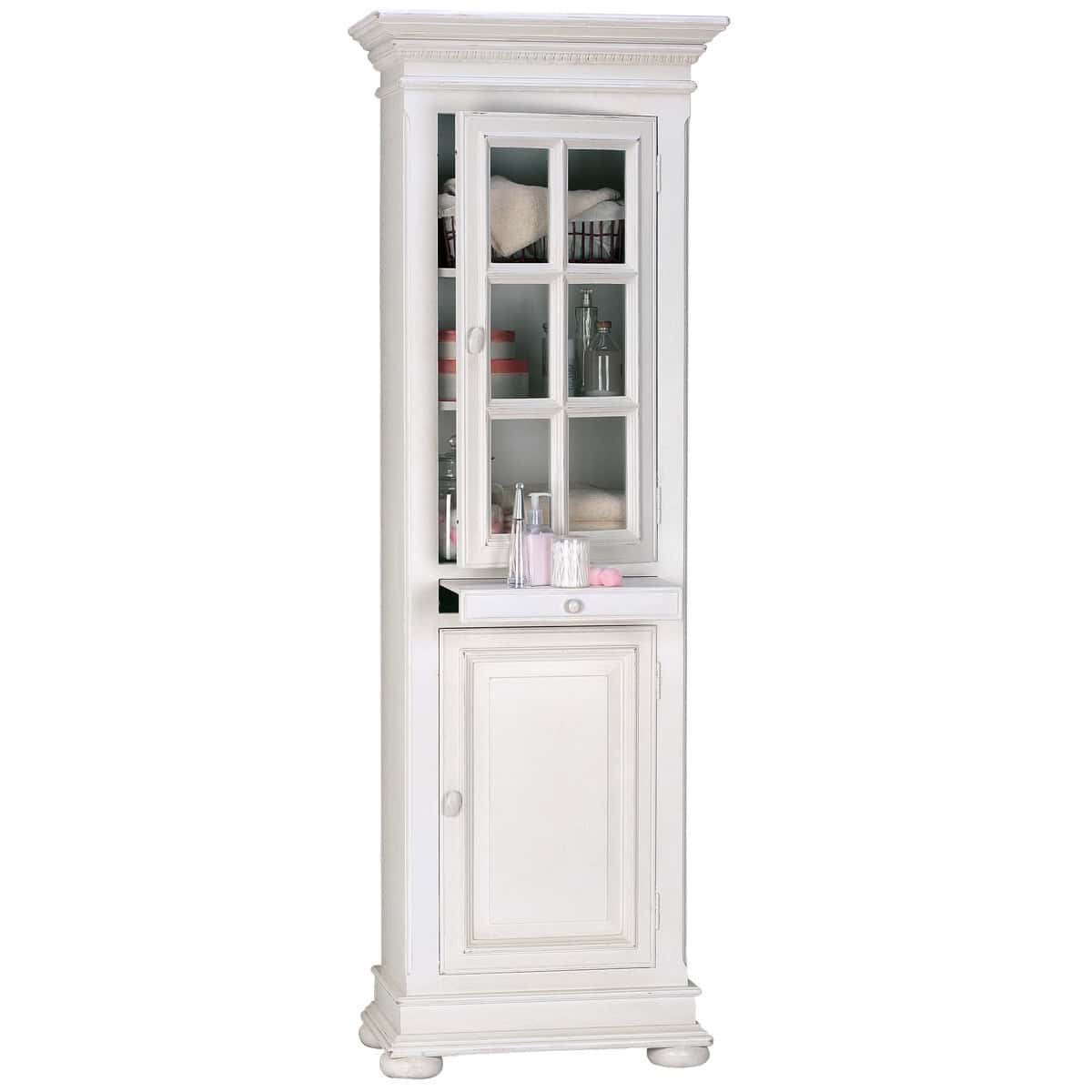 Tall narrow on sale china cabinet